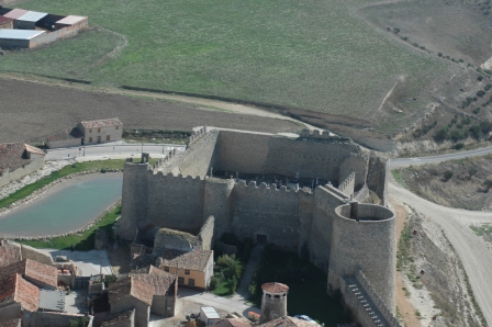 Vista aérea del Castillo de Urueña