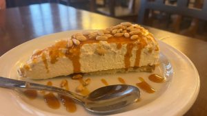 Tarta de piñones Mesón Molinero